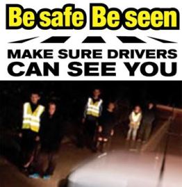 Be safe & be seen on the shortest day of the year